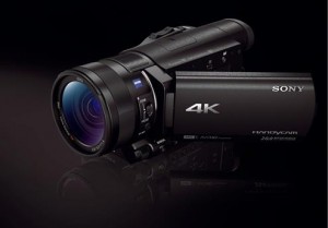 FDR-AX100E 4K camcorder