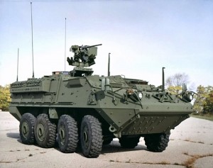 Stryker infantry combat vehicles